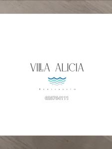 Villa Alicia tanúsítványa, márkajelzése vagy díja