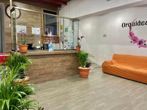 Vstupní hala nebo recepce v ubytování Orquídeas Hotel