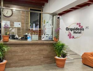 Vstupní hala nebo recepce v ubytování Orquídeas Hotel