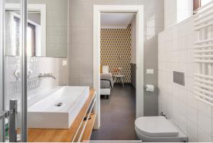 Koupelna v ubytování Delle rose inn