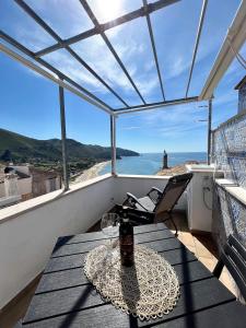En balkon eller terrasse på Divina Casa Vacanze Donna Silvana