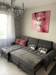 Posezení v ubytování Apartment SAMANTA- self-checkin - near Jurmala, airport