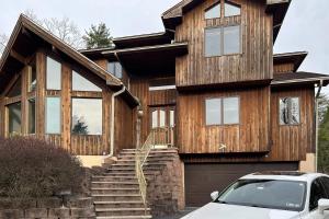 a house with a car parked in front of it at 226 E Shore Dr in East Stroudsburg