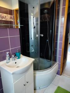 Een badkamer bij Zgorzanka
