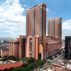 Vedere generală la Kuala Lumpur sau o vedere a orașului de la acest apartament
