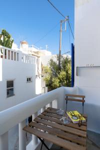 Balkón nebo terasa v ubytování MYKONOS HOUSE Eternity maisonette , Mykonos Town