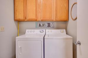 a kitchen with a white stove and a dishwasher at Pet-Friendly Vacation Rental with Yard in Canyon in Canyon