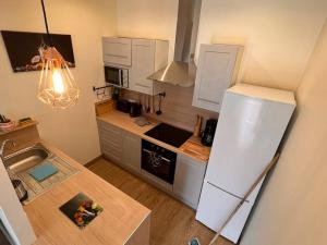 Kuchyňa alebo kuchynka v ubytovaní appartement 15min de Paris