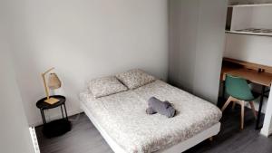 Posteľ alebo postele v izbe v ubytovaní Bel appartement Clairmarais - Centre Reims - Gare