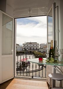 Balkon lub taras w obiekcie Apartamentos La Casa de la Alameda
