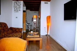 TV a/nebo společenská místnost v ubytování Apartamentos La Casa de la Alameda