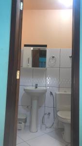 Vonios kambarys apgyvendinimo įstaigoje Pousada Da Lú