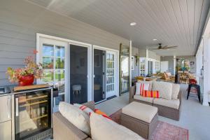 an open living room with a couch and chairs at Stunning Home in Orange County with Stables! in Orange