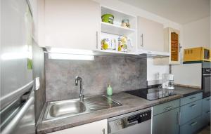 Kuchyňa alebo kuchynka v ubytovaní Cozy Apartment In Canet En Roussillon