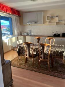 Kuchyň nebo kuchyňský kout v ubytování Willa Wicko - Międzyzdroje - apartamenty z aneksem - widok na Zalew Szczeciński