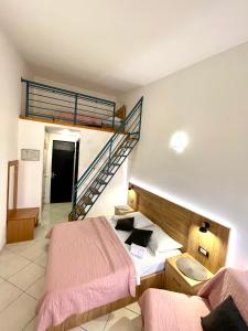 Χώρος καθιστικού στο Guest House-MD