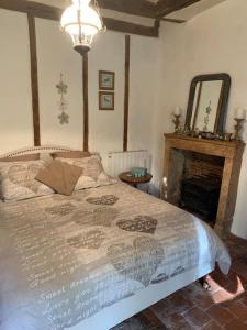 Postel nebo postele na pokoji v ubytování Charming 1 bed cottage in countryside