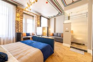 Ένα ή περισσότερα κρεβάτια σε δωμάτιο στο Hotel Balo