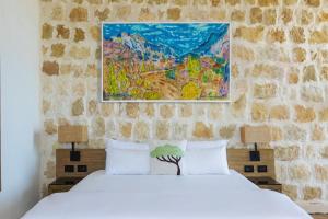 Wadi Sabarah Lodge客房内的一张或多张床位