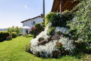 A garden outside La Tuia Vacanze apt for 4PP and apt for 2PP