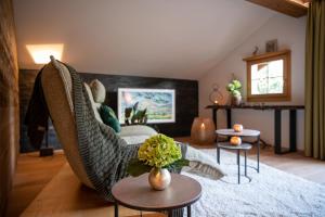 Posezení v ubytování SALZANO Apartments