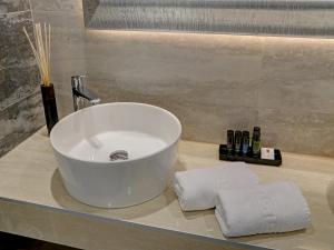 Koupelna v ubytování Luxury Amarin Apartment