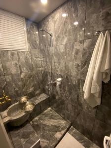 Koupelna v ubytování MEHMET BEY HOTEL