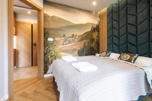 Posteľ alebo postele v izbe v ubytovaní Apartment Antalovka Residence & Spa