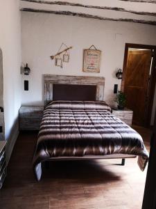 Cama o camas de una habitación en Casa Rural El Llano Quintanilla
