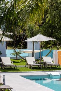 Bazén v ubytování Coconut Palm Paradise nebo v jeho okolí