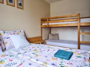 Posteľ alebo postele v izbe v ubytovaní Apartment Harrachov 141 by Interhome