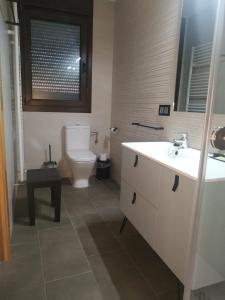 A bathroom at La Olma