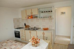A kitchen or kitchenette at Apartments Hatic