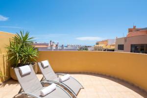 Balkon lub taras w obiekcie MEDANO4YOU White Dream Penthouse