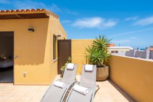 Balkon lub taras w obiekcie MEDANO4YOU White Dream Penthouse