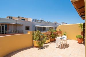 Balkon lub taras w obiekcie MEDANO4YOU White Dream Penthouse