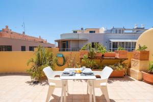 Balkon lub taras w obiekcie MEDANO4YOU White Dream Penthouse