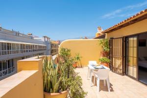Balkon lub taras w obiekcie MEDANO4YOU White Dream Penthouse