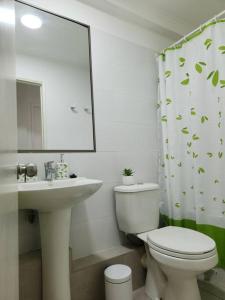Ванная комната в Departamento centro de Iquique