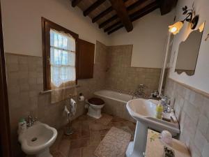 Koupelna v ubytování B&B Madonna Del Latte