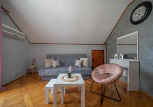 Гостиная зона в Apartment with sea view