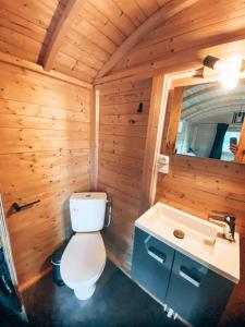 Koupelna v ubytování Tiny House Murato