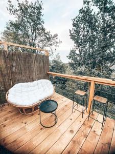 Balkón nebo terasa v ubytování Tiny House Murato + 5 fotografií