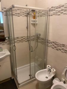 Koupelna v ubytování B&B Anna Fiera