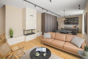 Posezení v ubytování Design Villa Palmeta
