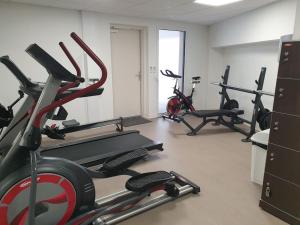 Centrum fitness w obiekcie Horizon Bay - Pool - Fitness Room - Terrace