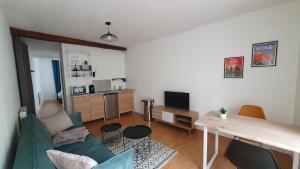 Kuchyň nebo kuchyňský kout v ubytování Le Central + 21 fotografií