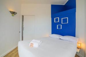 Posteľ alebo postele v izbe v ubytovaní Vieux-Port - Vue exceptionnelle - 3 ch et clim