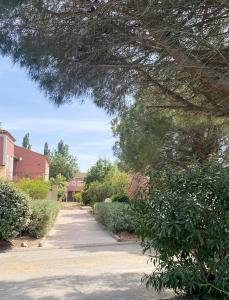 Vonkajšia záhrada v ubytovaní Joli Appartement 27m2 Terre d'Ocre en village vacances en Camargue