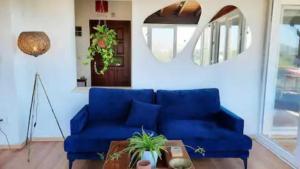 A seating area at Nature View Boho apartment in Gumusluk Bodrum